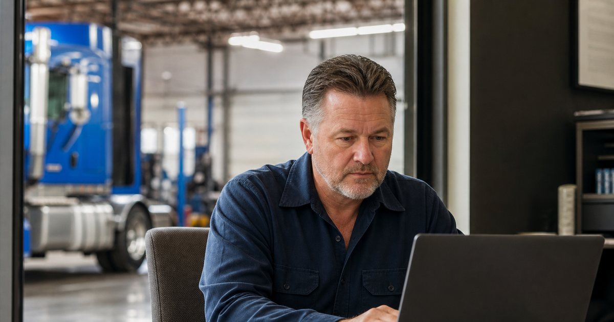 What should a fleet owner do when a vehicle misses a service interval?